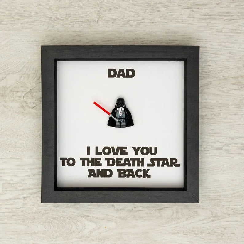 I Love You I Know | Princess Leia & Han Solo | Mini Figure | Star Wars | Frame | Gift | Love | Valentine's Day