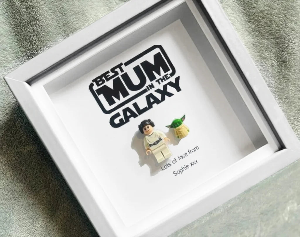 I Love You I Know | Princess Leia & Han Solo | Mini Figure | Star Wars | Frame | Gift | Love | Valentine's Day