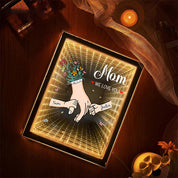 Family Love Blooms Forever - Personalized Mum We Love You Customised Starry Mirror Lightboxes