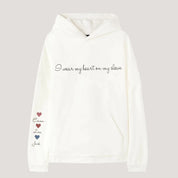 Mom Sweatshirt,I Wear My Heart On My Sleeve