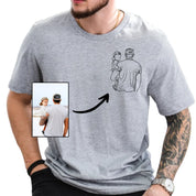 Dad and me | Custom Photo Shirt For Dad | Gift for Husband