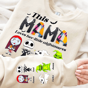 Personalized This Mama Loves Her Little Nightmares Sweatshirts