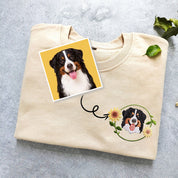 Custom Embroidery Hoodie｜From Photo｜Personalized Dog Sweatshirt