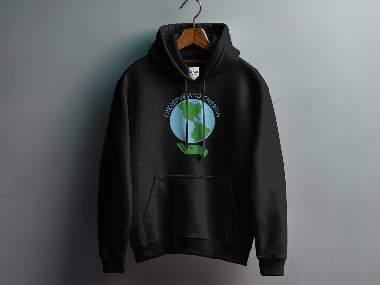 Bewahren und schätzen Sie Hoodie, Retten Sie die Welt Hoodie