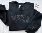 Personalized Mama Sweatshirt｜With Kid Names on Sleeve