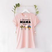 This Awesome Mama Belong to, Personalized Mom Shirt with Kid's Name