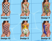 Custom Face Swimsuit Personalized Photo Women's Bathing Suit Bikini Set Swimwear