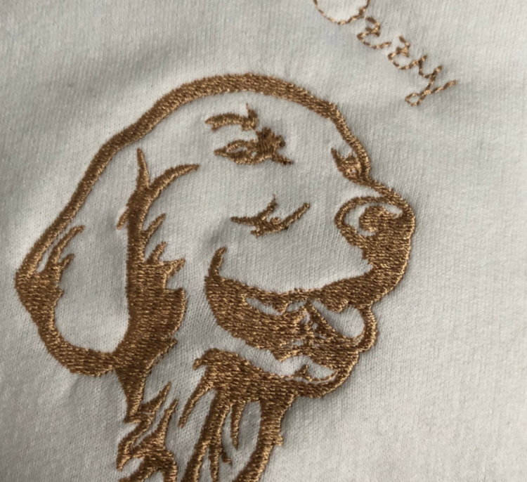 Custom Embroidered｜Golden Retriever｜Sweatshirt