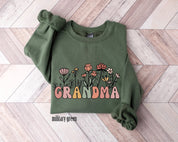 Floral Grandma Sweatshirt|For Granny