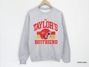 Taylor and Travis Sweatshirt, Taylor's Boyfriend Sweatshirt, Kansas City Crewneck