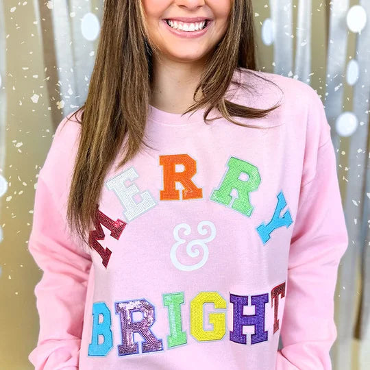 Merry and Bright Soft Sweatshirt | Cozy Up in Holiday Style! 🎄