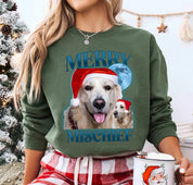 Merry Christmas Custom Bootleg Dog Tee Sweatshirt