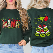 Custom Christmas Mama Kids Names Sweatshirt