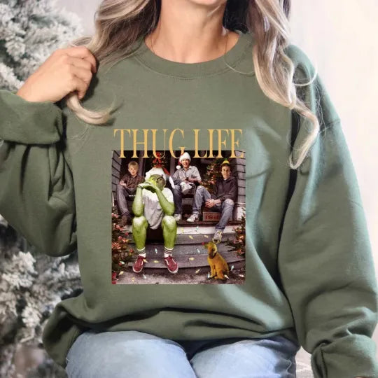 Funny Christmas Thief Sweatshirt