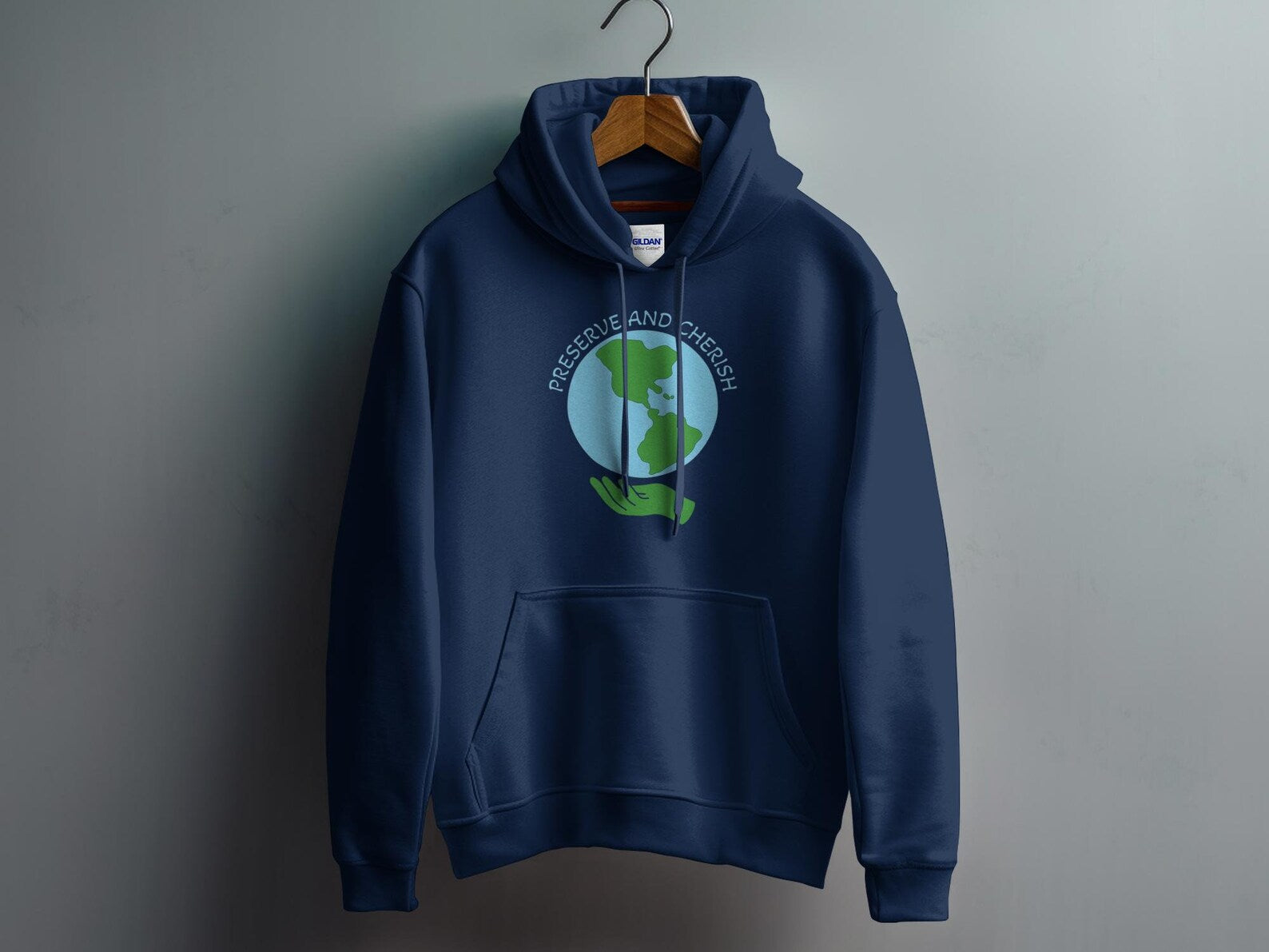 Bewahren und schätzen Sie Hoodie, Retten Sie die Welt Hoodie