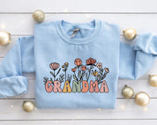 Floral Grandma Sweatshirt|For Granny