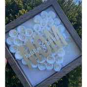 Personalized Mom Flower Shadow Box With Name For Your Love