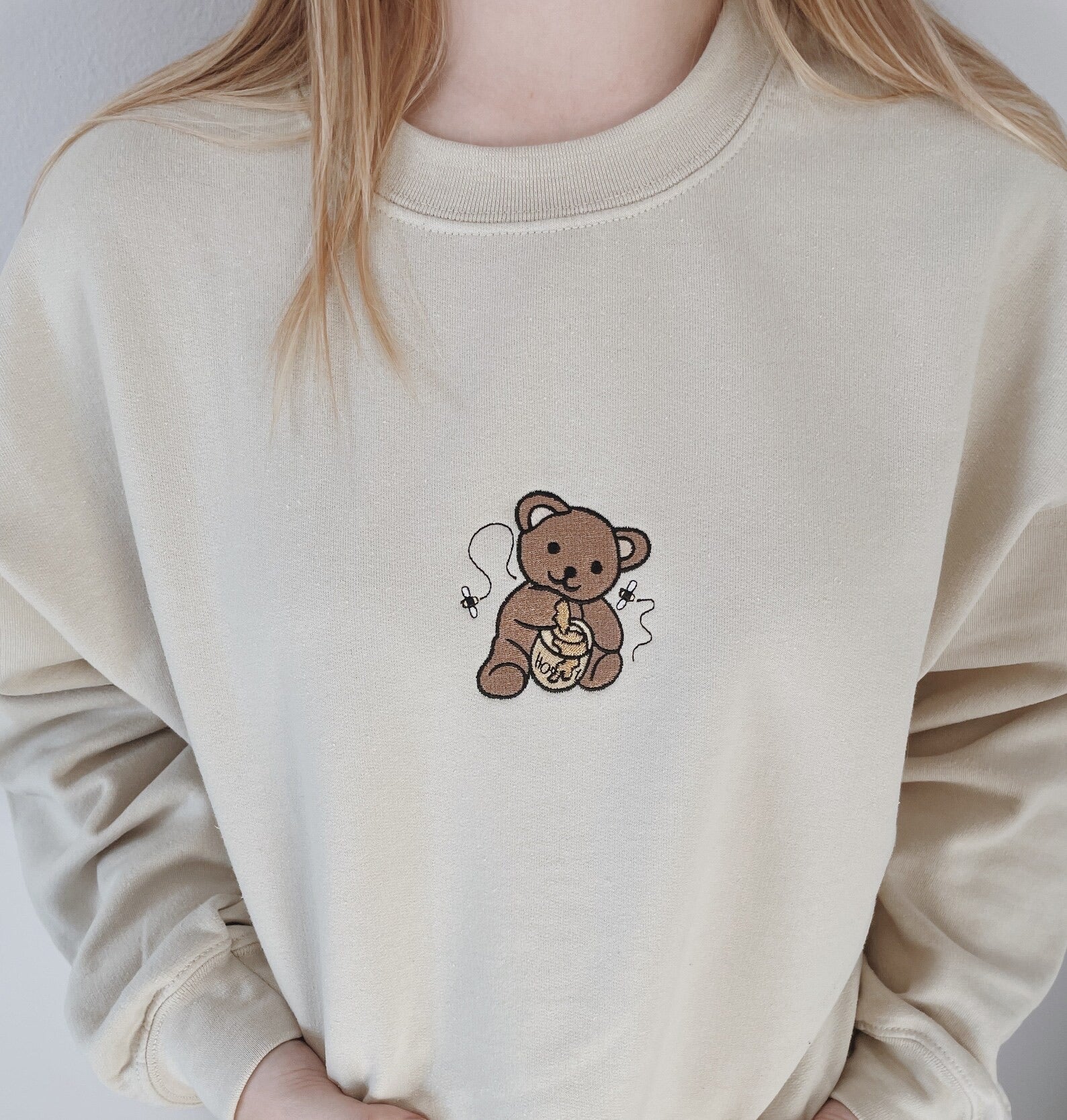 Custom Embroidered | Honey Bear Sweatshirt