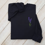 Embroidered｜Lavender｜Sweatshirt