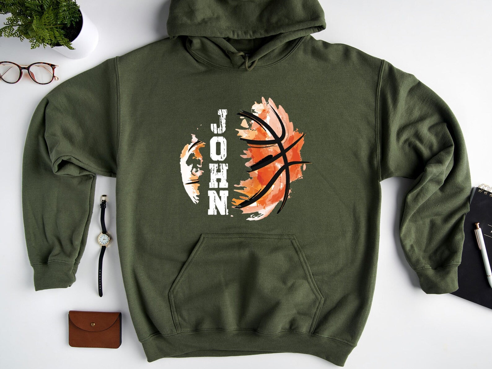 Personalized Basketball Hoodie