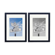 Intersection of Love Photo Print - Commemorate the Moment Your Paths First Crossed