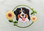 Custom Embroidery Hoodie｜From Photo｜Personalized Dog Sweatshirt