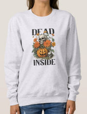 Vintage Halloween Pumpkin and Skul Sweatshirt