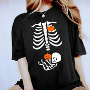 Skeleton Halloween Maternity Sweatshirt