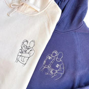 Custom Embroidered Photo Portrait Sweatshirt