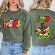 Custom Christmas Mama Kids Names Sweatshirt