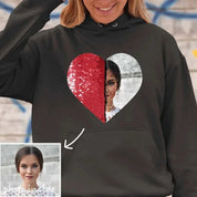 Custom Photo Flip Sequin Sweatshirt