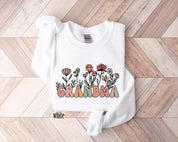 Floral Grandma Sweatshirt|For Granny