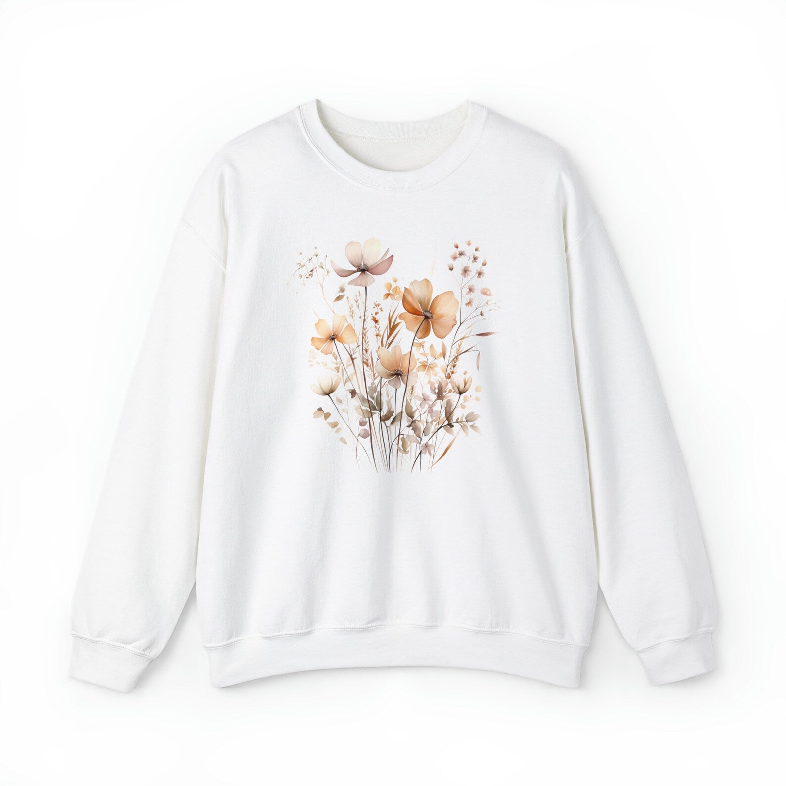 Vintage Pressed Flowers Sweatshirt