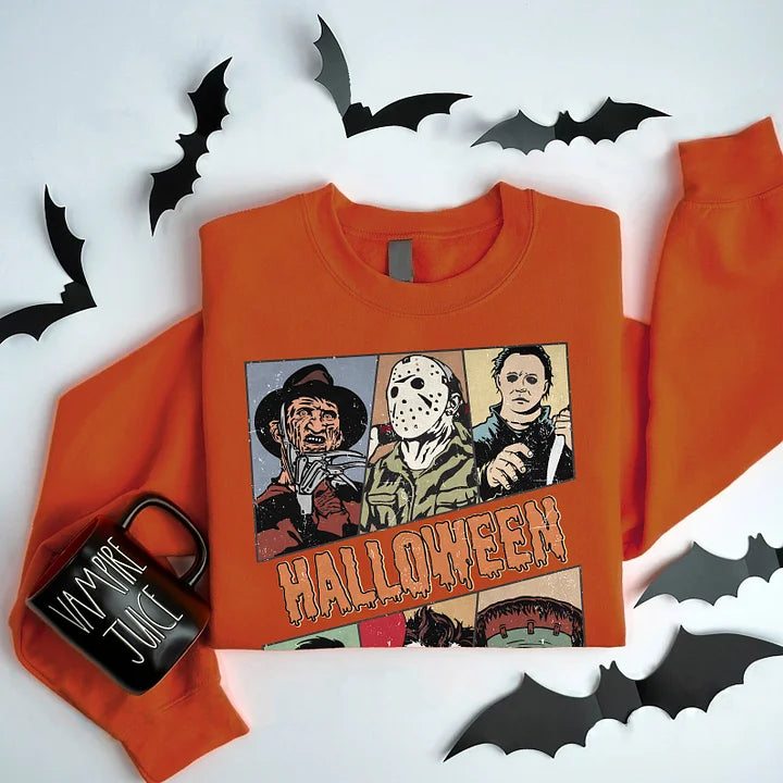 Retro Halloween Horror Movie Shirt