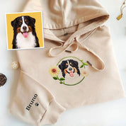 Custom Embroidery Hoodie｜From Photo｜Personalized Dog Sweatshirt