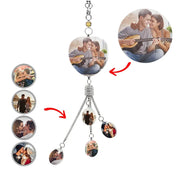 Personalized Photo Lucky Crystal Car Pendant