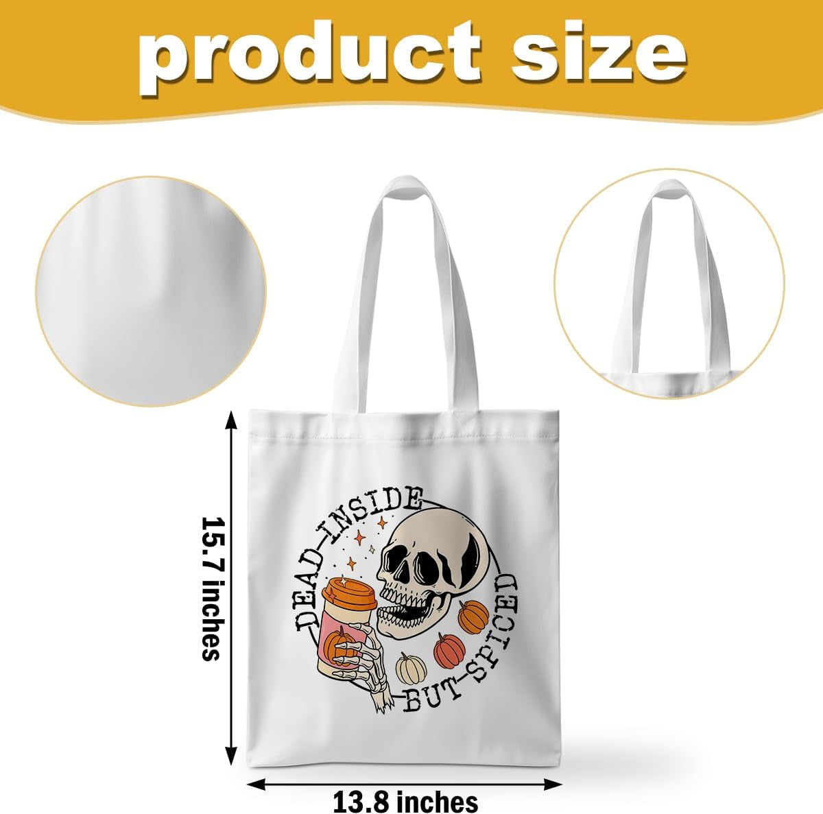 Gifts for Funny Halloween | Sunflower Tote Bag Gnome Gifts