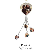 Personalized Photo Lucky Crystal Car Pendant