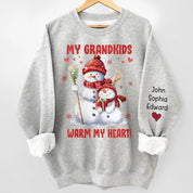 My Greatest Blessings Call Me Grandma - Family Personalized Custom Unisex Sweatshirt Hoodie