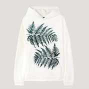 Loose Fit Forest Fern Leaf Boxy Top in Sage Green, Plant Mama Gift