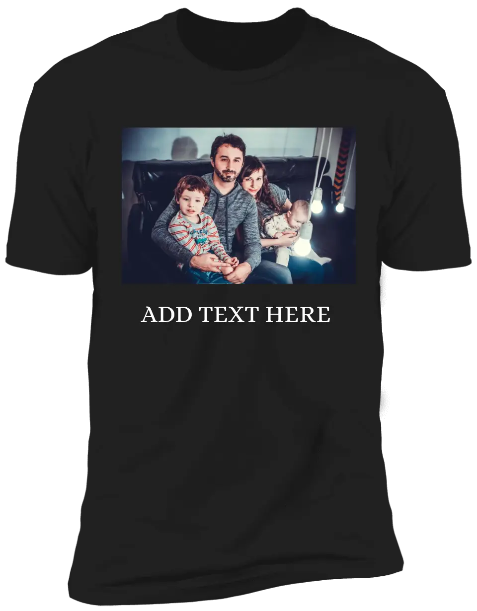 Customizable Shirt add Photo and Text