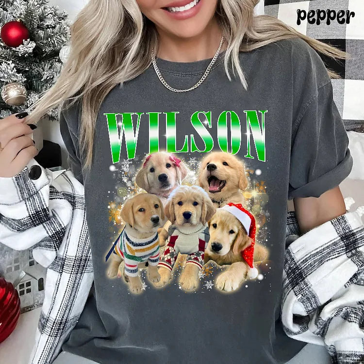 Christmas Snow Decor Custom Bootleg Dog Tee Sweatshirt