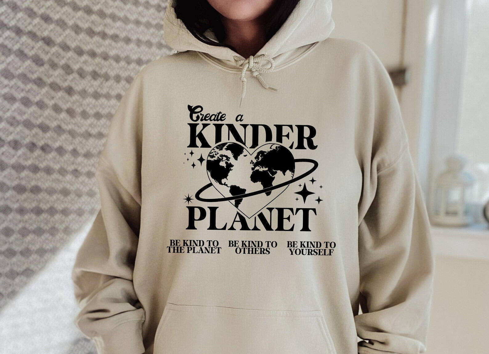 Create A Kinder Planet Sweatshirt, Earth Day Sweat