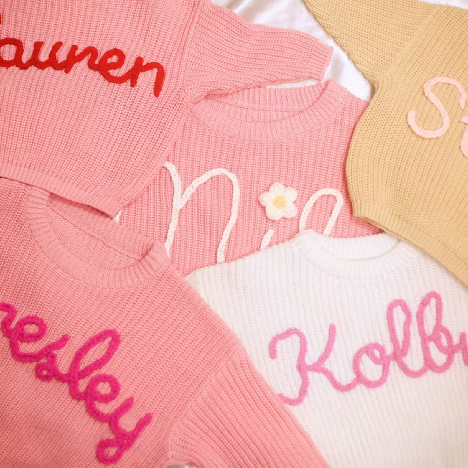 Personalized Baby Sweater, Custom Name Sweater