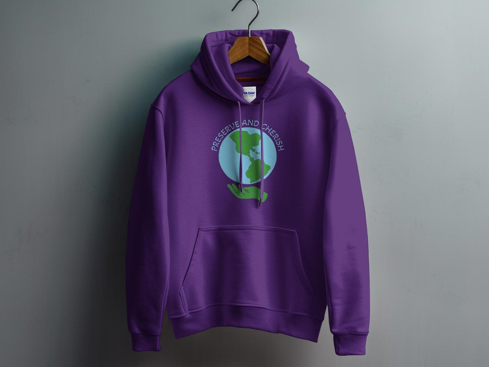 Bewahren und schätzen Sie Hoodie, Retten Sie die Welt Hoodie