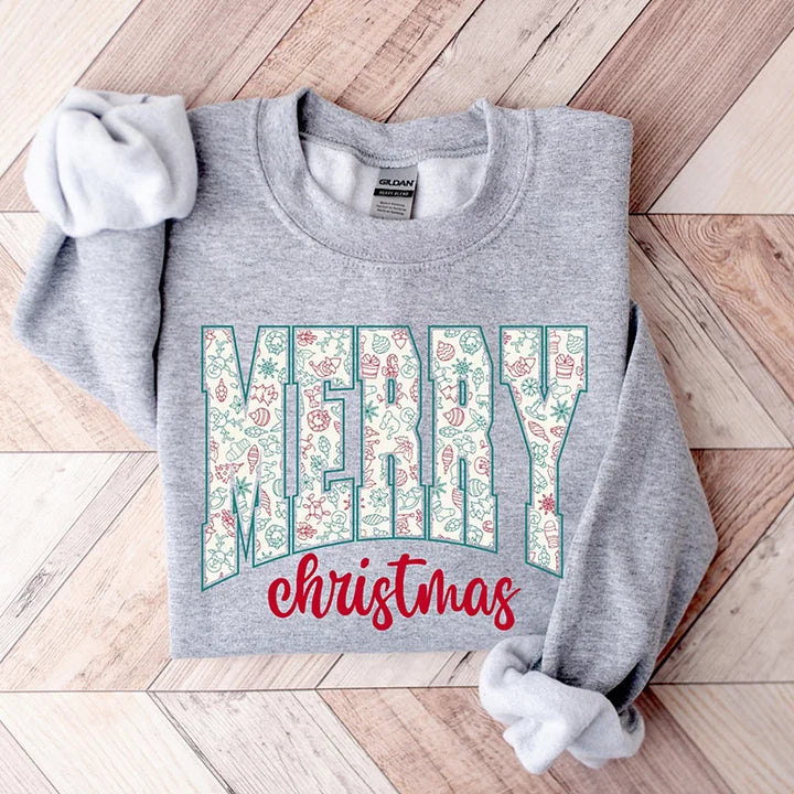 Custom Velvet Christmas Sweatshirt