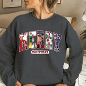 Merry Christmas - Christmas Movie Character Sweatshirt