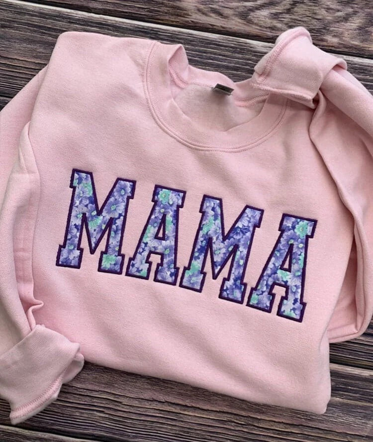 Mama Sweatshirt | Custom Embroidered Sweatshirt