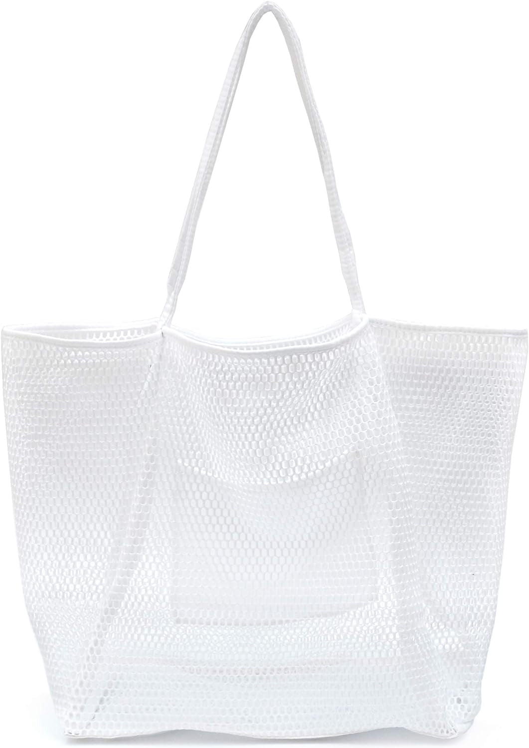 Mesh Beach Tote Womens Shoulder Handbag