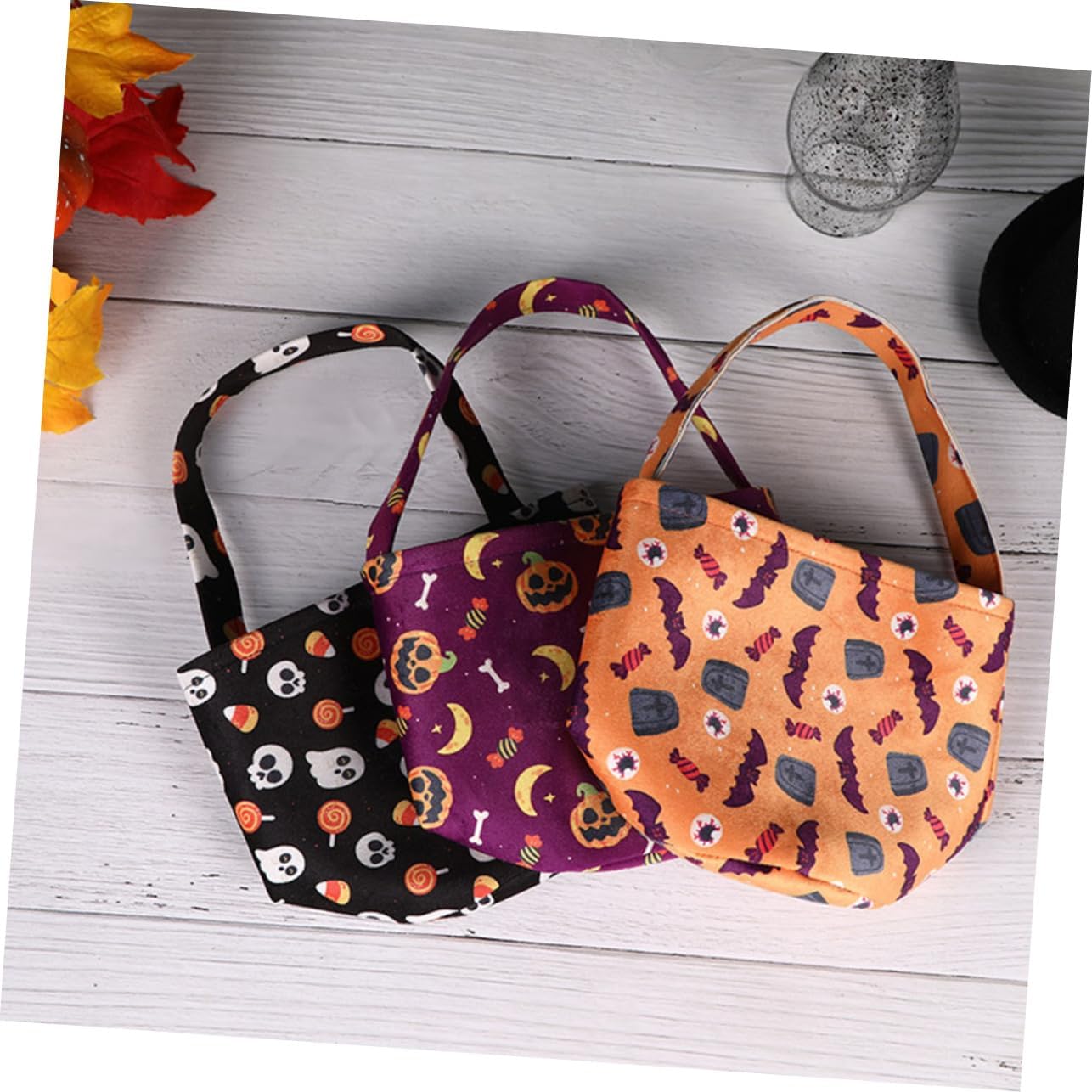 3pcs halloween candy bag | halloween decor tote bags